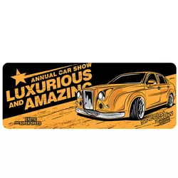Килимок 300*700 тканинний Luxurious and Amazinc з боковою прошивкою, товщина 2 мм, колір Dark yellow, Пакет Килимок 300*700 тканинний Luxurious and Amazinc з боковою прошивкою, товщина 2 мм, колір Dark yellow, Пакет