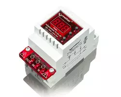 Захисне реле з контролем струму та напруги Volt-control VC-01-40Т на DIN-рейку, 32А, 7000Вт, 85-400В, тримодульне (червоний індикатор) Захисне реле з контролем струму та напруги Volt-control VC-01-40Т на DIN-рейку, 32А, 7000Вт, 85-400В, тримодульне (червоний індикатор)