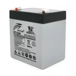 Акумуляторна батарея AGM RITAR RT1245, Gray Case, 12V 4.5Ah ( 90 х 70 х 101 (107) ) Q10 Акумуляторна батарея AGM RITAR RT1245, Gray Case, 12V 4.5Ah ( 90 х 70 х 101 (107) ) Q10