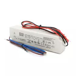 Імпульсний блок живлення герметичний Mean Well LPV-60-12 12В 5А (60Вт) IP67 Імпульсний блок живлення герметичний Mean Well LPV-60-12 12В 5А (60Вт) IP67