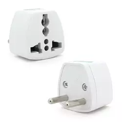 Перехідник на євророзетку TEFAL EU White, 2pin, 250V, 10A, в упаковці 20 штук, ціна за штуку, Q1000 Перехідник на євророзетку TEFAL EU White, 2pin, 250V, 10A, в упаковці 20 штук, ціна за штуку, Q1000