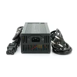 Зарядний пристрій для акумуляторів LiFePO4 48V(58,4V),16S,8A, 384 Вт, штекер Triangle plug (T-tipe/C13/IEC). ,173x90x50mm. 1.5kg Зарядний пристрій для акумуляторів LiFePO4 48V(58,4V),16S,8A, 384 Вт, штекер Triangle plug (T-tipe/C13/IEC). ,173x90x50mm. 1.5kg