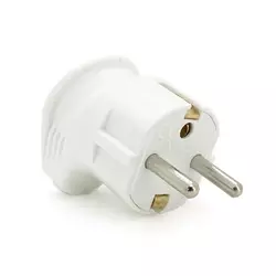 Вилка VIKO Євро кутова із заземленням. 16А 260V, White. ПВХ Вилка VIKO Євро кутова із заземленням. 16А 260V, White. ПВХ