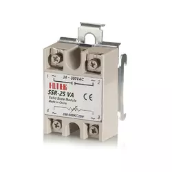 Твердотільні реле FQETR SSR-25VA 25А 24-380VAC Твердотільні реле FQETR SSR-25VA 25А 24-380VAC