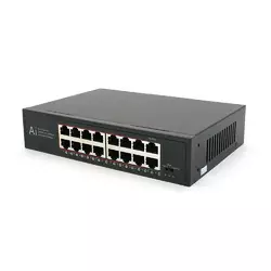 Комутатор Merlion MS1016 16 портів Ethernet 10/100 Мбіт/сек. метал AC220V. Комутатор Merlion MS1016 16 портів Ethernet 10/100 Мбіт/сек. метал AC220V.
