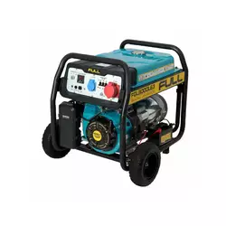 Бензиновий генератор FULL FGL8000LE3, 3-фазний 400/230V, 50Hz, 8.1kVA/6.5kW, бак 28 л, витрата 2.6 л/год, пуск: стартер, 720x530x610 мм, 78 кг Бензиновий генератор FULL FGL8000LE3, 3-фазний 400/230V, 50Hz, 8.1kVA/6.5kW, бак 28 л, витрата 2.6 л/год, пуск: стартер, 720x530x610 мм, 78 кг