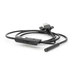 Універсальний ендоскоп 3в1 (USB+MicroUSB/Type-C) для смартфона/ПК, камера 5.5мм, жорсткий кабель 1м, з LED-підсвічуванням, IP67 Універсальний ендоскоп 3в1 (USB+MicroUSB/Type-C) для смартфона/ПК, камера 5.5мм, жорсткий кабель 1м, з LED-підсвічуванням, IP67