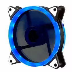 Кулер корпусний 12025 DC sleeve fan 4pin - 120 * 120 * 25мм, 12V, 1100об / хв, Blue, двосторонній Кулер корпусний 12025 DC sleeve fan 4pin - 120 * 120 * 25мм, 12V, 1100об / хв, Blue, двосторонній