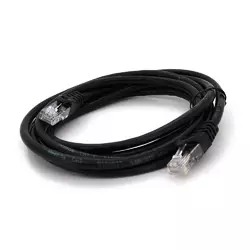 Патч-корд литий RITAR, UTP, RJ45, Cat.6, 1m, чорний, Cu (мідь) Патч-корд литий RITAR, UTP, RJ45, Cat.6, 1m, чорний, Cu (мідь)