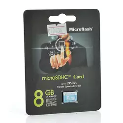 Карта пам'яті Microflash Micro SD швидкість передачі даних 28MB/s, class10, 8G Карта пам'яті Microflash Micro SD швидкість передачі даних 28MB/s, class10, 8G