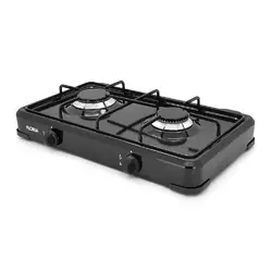 Газова плита Floria ZLN7128, 2 комфорки, Black Газова плита Floria ZLN7128, 2 комфорки, Black