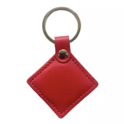 Безконтактний брелок IC MIFARE 13,56 МГц(MF-Leather ) у шкіряному чохлі, колір червоний Безконтактний брелок IC MIFARE 13,56 МГц(MF-Leather ) у шкіряному чохлі, колір червоний
