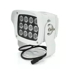 ІЧ-прожектор GY-IR70012. 12V, 6W, 12LED, IP66, 850Нм, кут огляду 90 °, дальність до 150м. ІЧ-прожектор GY-IR70012. 12V, 6W, 12LED, IP66, 850Нм, кут огляду 90 °, дальність до 150м.