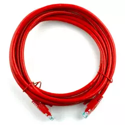 Патч-корд литий RITAR, UTP, RJ45, Cat.5e, 25m, червоний, Cu (мідь) Патч-корд литий RITAR, UTP, RJ45, Cat.5e, 25m, червоний, Cu (мідь)
