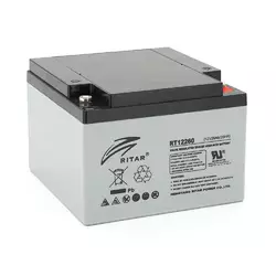 Акумуляторна батарея AGM RITAR RT12260, Gray Case, 12V 26.0Ah  (166 х 178 х125 ) Q1 Акумуляторна батарея AGM RITAR RT12260, Gray Case, 12V 26.0Ah  (166 х 178 х125 ) Q1