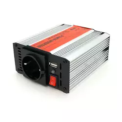 Інвертор напруги RITAR RSX-300, 12V/220V, 300W з апроксимувати синусоїдою, 1xShuko, 1xUSB, клемні дроти, BOX, Q20 Інвертор напруги RITAR RSX-300, 12V/220V, 300W з апроксимувати синусоїдою, 1xShuko, 1xUSB, клемні дроти, BOX, Q20