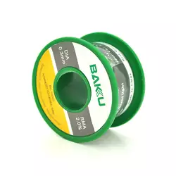 Припій BAKKU дротяний Solder wire BK10003 DIA 0,3mm (50g), OEM Припій BAKKU дротяний Solder wire BK10003 DIA 0,3mm (50g), OEM