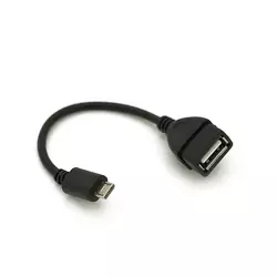 Кабель USB 2.0 AF/Micro-B OTG, 0.1m, Box Кабель USB 2.0 AF/Micro-B OTG, 0.1m, Box