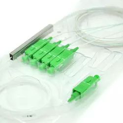 Дільник Coupler PLC-1x4-split-0-SC/APC mini 0.9mm Дільник Coupler PLC-1x4-split-0-SC/APC mini 0.9mm