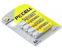 Акумулятор PKCELL 1.2V AA 2000mAh NiMH Rechargeable Battery, 4 штуки у блістері ціна за блістер, Q12 Акумулятор PKCELL 1.2V AA 2000mAh NiMH Rechargeable Battery, 4 штуки у блістері ціна за блістер, Q12