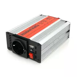 Інвертор напруги RITAR RSX-500, 12V/220V, 500W з апроксимувати синусоїдою, 1xShuko, 1xUSB, клемні дроти, BOX, Q20 Інвертор напруги RITAR RSX-500, 12V/220V, 500W з апроксимувати синусоїдою, 1xShuko, 1xUSB, клемні дроти, BOX, Q20