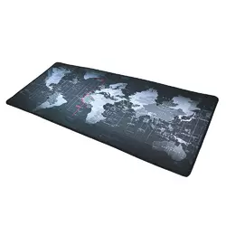 Килимок 300*700 тканинний Карта світу з боковою прошивкою, товщина 3 мм, колір Black-M, ОЕМ