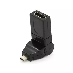 Перехідник microHDMI (тато) -HDMI (мама) 360 ° Перехідник microHDMI (тато) -HDMI (мама) 360 °