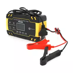 Автоматичний ЗП для акумулятора 12V / 24V (MF, WET, AGM, GEL), FBC122408D, 100-240V, DC 13.8 / 27.6V, Струм заряду 12V / 8A 24V / 4A, LCD, крокодили в комплекті Автоматичний ЗП для акумулятора 12V / 24V (MF, WET, AGM, GEL), FBC122408D, 100-240V, DC 13.8 / 27.6V, Струм заряду 12V / 8A 24V / 4A, LCD, крокодили в комплекті