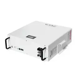 Акумуляторна батарея V-TAC LiFePO4 51,2V 100Аh 5.12kWh,(100/100A)585x565x275mm, 50,67kg Акумуляторна батарея V-TAC LiFePO4 51,2V 100Аh 5.12kWh,(100/100A)585x565x275mm, 50,67kg