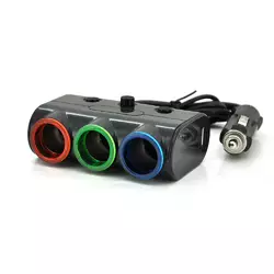 АЗУ розгалужувач Olesson 1523, 12V-3*12V+2*USB, Black, Blister АЗУ розгалужувач Olesson 1523, 12V-3*12V+2*USB, Black, Blister
