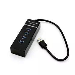 Хаб USB 3.0 UH-303, 4 порту, підтримка до 1TB, Black, Blister Хаб USB 3.0 UH-303, 4 порту, підтримка до 1TB, Black, Blister