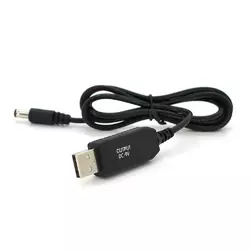 Кабель для роутера 5.5/2.5(5.5/2.1)mm(M)=> USB2.0 (Out:9V), 1м, Black, OEM Кабель для роутера 5.5/2.5(5.5/2.1)mm(M)=> USB2.0 (Out:9V), 1м, Black, OEM