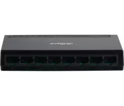 Комутатор Dahua DH-PFS3008-8GT-L 8 портів Ethernet 10/100 Мбіт/1000 Мбіт/сек, BOX Q20 Комутатор Dahua DH-PFS3008-8GT-L 8 портів Ethernet 10/100 Мбіт/1000 Мбіт/сек, BOX Q20