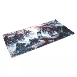 Килимок 400*800 тканинний "Китайська Стіна" з боковою прошивкою, товщина 3 мм, Black/Red Килимок 400*800 тканинний "Китайська Стіна" з боковою прошивкою, товщина 3 мм, Black/Red