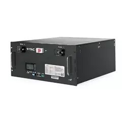 Акумуляторна батарея V-TAC LiFePO4 48V 200Аh 9,6kWh,(100/100A) 445x244x500mm, 78kg Акумуляторна батарея V-TAC LiFePO4 48V 200Аh 9,6kWh,(100/100A) 445x244x500mm, 78kg