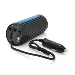 Інвертор напруги POWERMASTER, 12V/220V, 150W з модифікованою синусоїдою, 1 універсальні розетки, клеми Інвертор напруги POWERMASTER, 12V/220V, 150W з модифікованою синусоїдою, 1 універсальні розетки, клеми