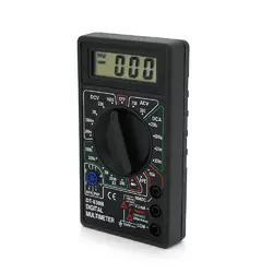 Мультиметр DT-830B, Вимірювання: V, A, R, 137г, 126*70*28mm, Q100 Мультиметр DT-830B, Вимірювання: V, A, R, 137г, 126*70*28mm, Q100