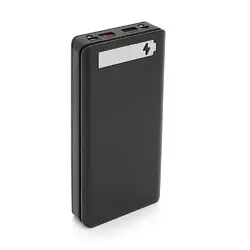 Power bank Voltronic M8-PD під 8х18650, flashlight, Output:5V-3A/9V-2A/12V-1.5A, Micro-USB, Type-C, Digital display, ABS, PVC, Black, BOX Power bank Voltronic M8-PD під 8х18650, flashlight, Output:5V-3A/9V-2A/12V-1.5A, Micro-USB, Type-C, Digital display, ABS, PVC, Black, BOX