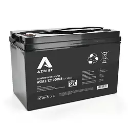 Акумулятор AZBIST Super GEL ASGEL-121000M8, Black Case, 12V 100.0Ah ( 329 x 172 x 215 ) Q1/36 Акумулятор AZBIST Super GEL ASGEL-121000M8, Black Case, 12V 100.0Ah ( 329 x 172 x 215 ) Q1/36