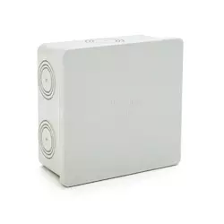 Коробка розподільна, СOURBI 80х80х40 сіра гладкостенная, IP65 (негорюча) Коробка розподільна, СOURBI 80х80х40 сіра гладкостенная, IP65 (негорюча)