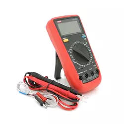 Мультиметр UNI-T UT151C Вимірювання: V (AC/DC), A (AC/DC), Ω, F, °C/°F. Функції: Data Hold, продзвонювання, тест діодів. Мультиметр UNI-T UT151C Вимірювання: V (AC/DC), A (AC/DC), Ω, F, °C/°F. Функції: Data Hold, продзвонювання, тест діодів.