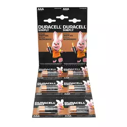 Батарейка лужна DURACELL LR03 (ААА) MN2400, 12шт в блістері, ціна за блістер Батарейка лужна DURACELL LR03 (ААА) MN2400, 12шт в блістері, ціна за блістер