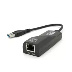Конвертер USB3.0-Rj-45 Gigabit, Black, Blister Конвертер USB3.0-Rj-45 Gigabit, Black, Blister