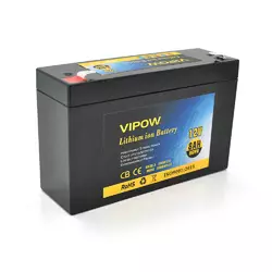 Акумуляторна батарея літієва Vipow 12 V 8Ah з елементами Li-ion 18650 з вбудованою ВМS платою, (3S4P) (151х50х94(100))мм, Q20 Акумуляторна батарея літієва Vipow 12 V 8Ah з елементами Li-ion 18650 з вбудованою ВМS платою, (3S4P) (151х50х94(100))мм, Q20