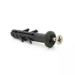 Дюбель швидкого монтажу 6х40 гриб, з ударним шурупом 3,5х40 уп 100шт ціна за упаковку Дюбель швидкого монтажу 6х40 гриб, з ударним шурупом 3,5х40 уп 100шт ціна за упаковку