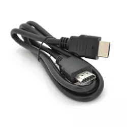 Кабель Merlion HDMI-HDMI HIGH SPEED Premium 1m, v1.4, OD-7.5mm, круглий Black, коннектор Black, (Пакет), Q350 Кабель Merlion HDMI-HDMI HIGH SPEED Premium 1m, v1.4, OD-7.5mm, круглий Black, коннектор Black, (Пакет), Q350