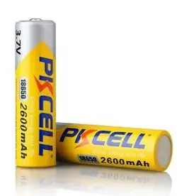 Акумулятор 18650 PKCELL 3.7V 18650 2600mAh Li-ion rechargeable batery 1 шт в блістері, ціна за блістер, Q20 Акумулятор 18650 PKCELL 3.7V 18650 2600mAh Li-ion rechargeable batery 1 шт в блістері, ціна за блістер, Q20