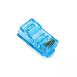 Конектор Merlion RJ-45 8P8C UTP Cat-5 (100 шт / уп.) Q100 Синій Конектор Merlion RJ-45 8P8C UTP Cat-5 (100 шт / уп.) Q100 Синій