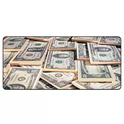 Килимок 300*800 тканинний Dollars з боковою прошивкою, товщина 5 мм, колір Gray, Пакет Килимок 300*800 тканинний Dollars з боковою прошивкою, товщина 5 мм, колір Gray, Пакет
