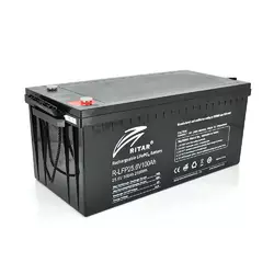 Акумуляторна батарея Ritar LiFePO4 25,6V 100Ah 2560Wh BMS100(50)A@8S( 522 х 240 х 219 (224) ) Q1 Акумуляторна батарея Ritar LiFePO4 25,6V 100Ah 2560Wh BMS100(50)A@8S( 522 х 240 х 219 (224) ) Q1